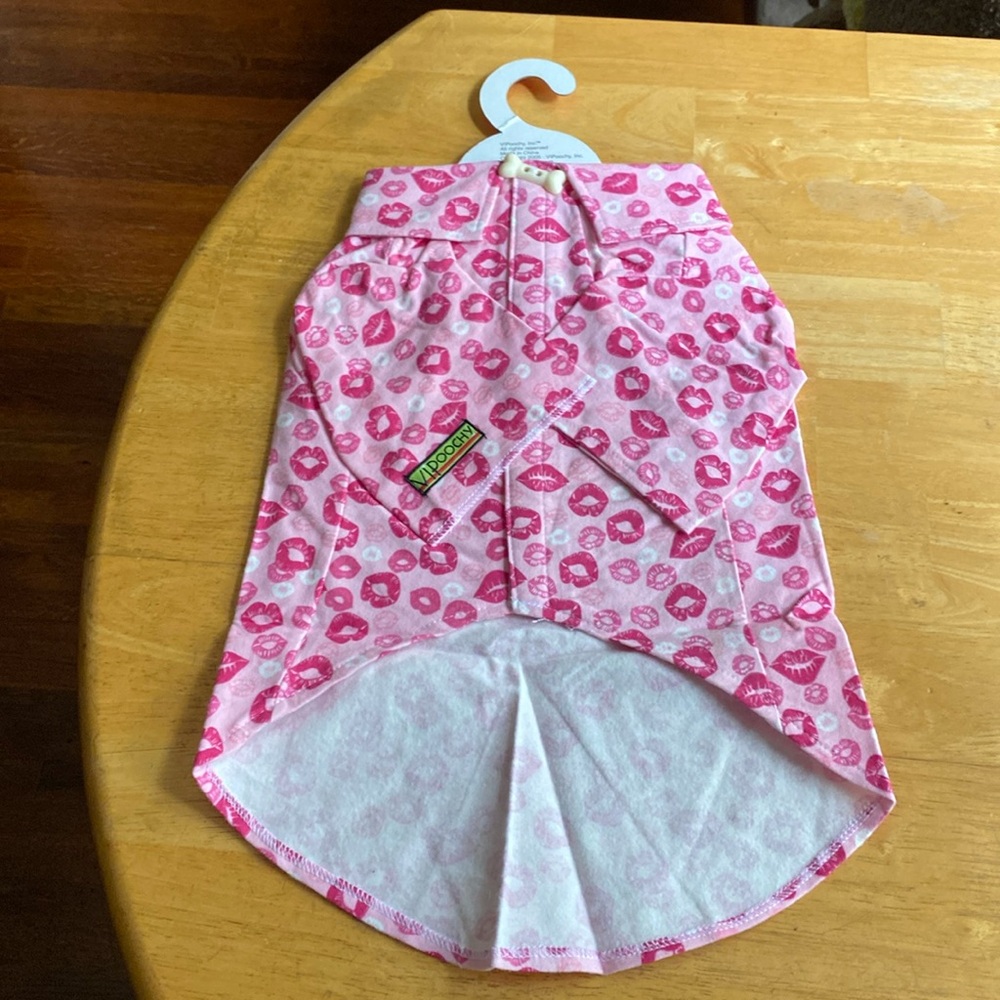 ! Vipoochy Poochy dog dress size L with lips new - Picture 3 of 11